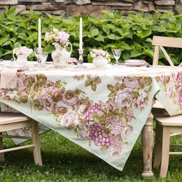 April Cornell Tablecloth Spring Gathering 54x54 - Picture 1 of 4